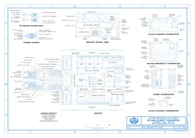 Franz Joseph Booklet of General Plans: U.S.S. Constitution Class REMASTERED