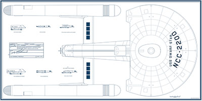 U.S.S. Dwarf Star NCC-2200 Blueprints