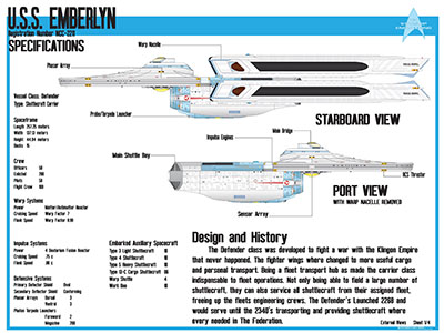 U.S.S. Emberlyn NCC-2211 Schematics
