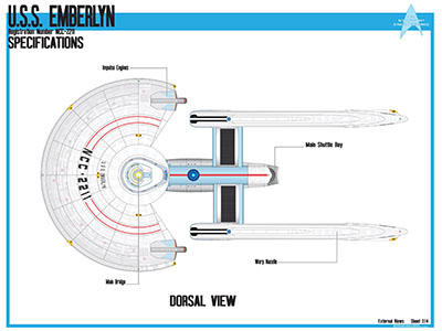 U.S.S. Emberlyn NCC-2211 Schematics
