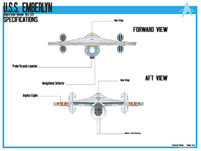 U.S.S. Emberlyn NCC-2211 Schematics