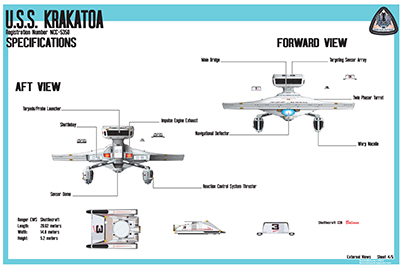 U.S.S. Krakatoa NCC-5350 Schematics