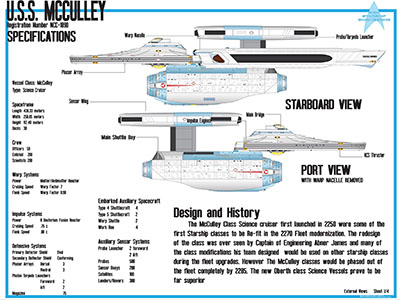 U.S.S. McCulley NCC-1980 Schematics