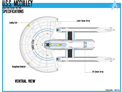 U.S.S. McCulley NCC-1980 Schematics