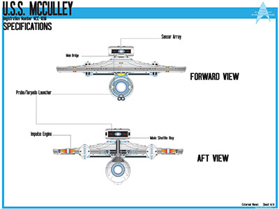 U.S.S. McCulley NCC-1980 Schematics