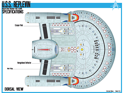 U.S.S. Replevin NCC-53000 Schematics