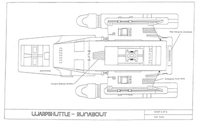 Warpshuttle - Runabout - General Plans