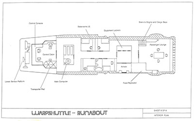 Warpshuttle - Runabout - General Plans