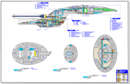 Ed Whitefire Enterprise NCC-1701-D Blueprints