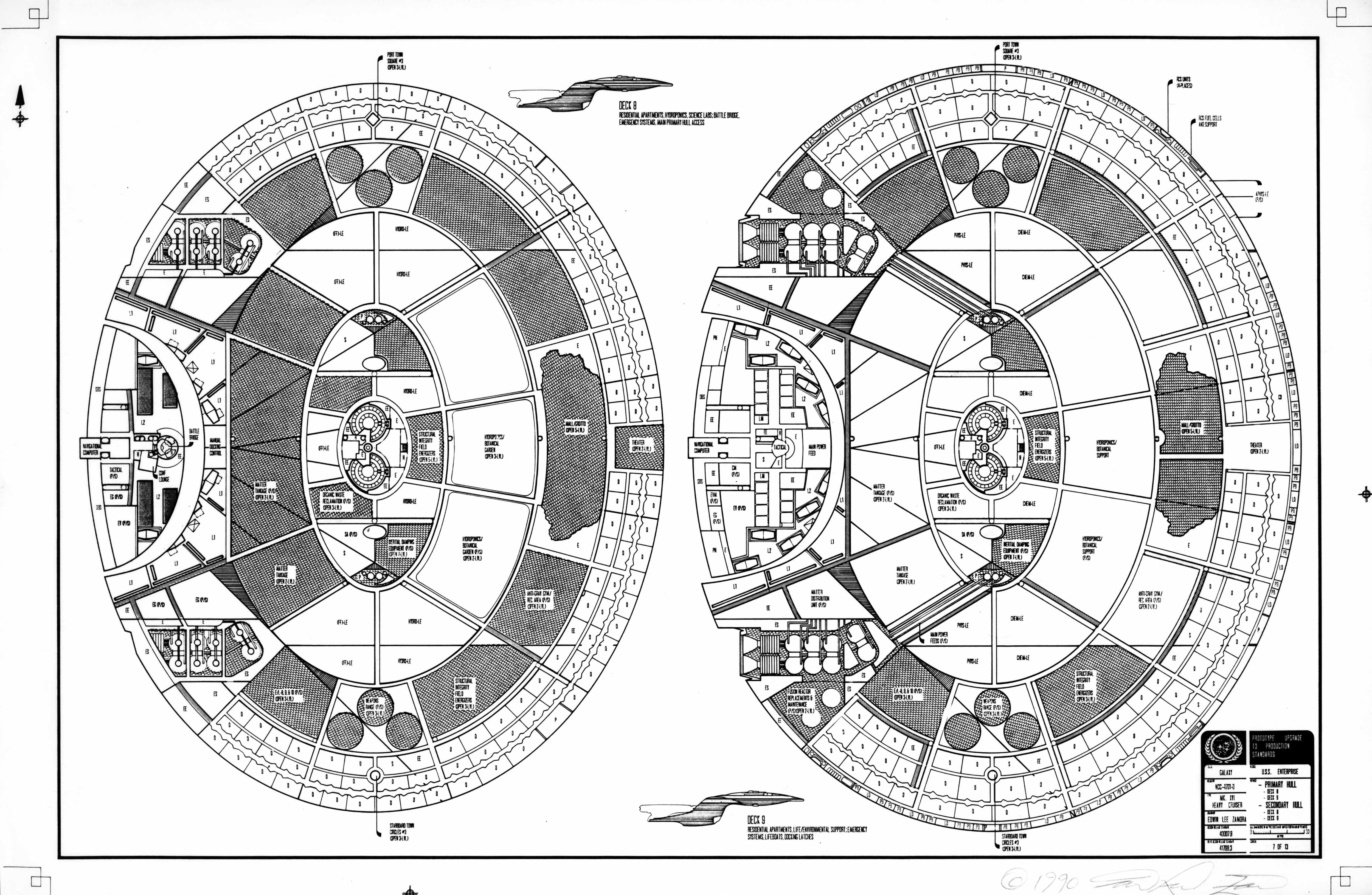 Enterprise D Floor Plan Modern House