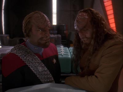 Star Trek: Deep Space Nine Screencaps "The Sons of Mogh" (S4:E15)