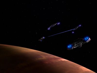 Star Trek: Deep Space Nine Screencaps "Starship Down" (S4:E7)