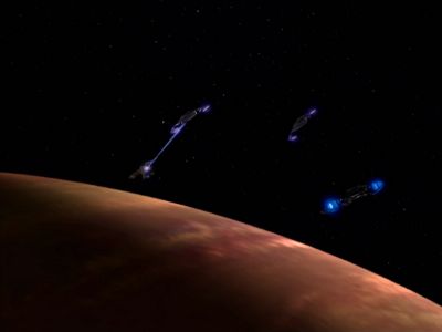 Star Trek: Deep Space Nine Screencaps "Starship Down" (S4:E7)