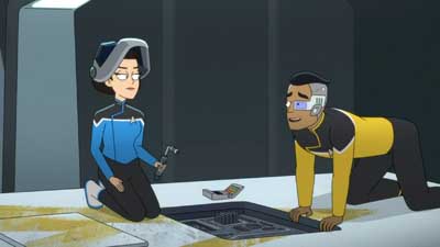 Star Trek: Lower Decks Screencaps "Shades of Green" (S5:E2)