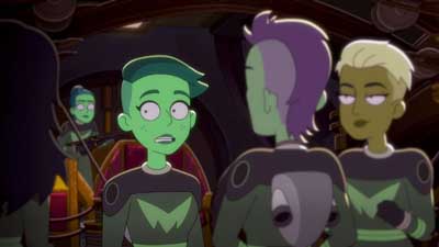 Star Trek: Lower Decks Screencaps "Shades of Green" (S5:E2)