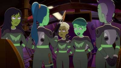 Star Trek: Lower Decks Screencaps "Shades of Green" (S5:E2)