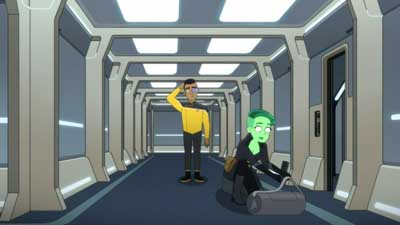Star Trek: Lower Decks Screencaps "Shades of Green" (S5:E2)