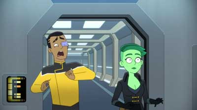 Star Trek: Lower Decks Screencaps "Shades of Green" (S5:E2)
