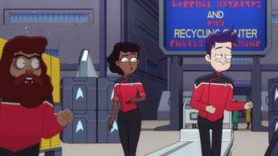 Star Trek: Lower Decks Screencaps "Shades of Green" (S5:E2)