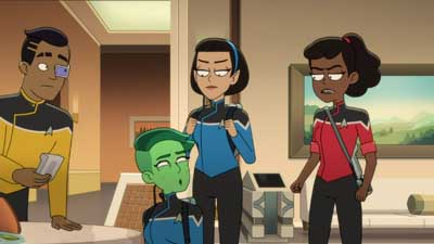 Star Trek: Lower Decks Screencaps "The Best Exotic Nanite Hotel" (S5:E3)