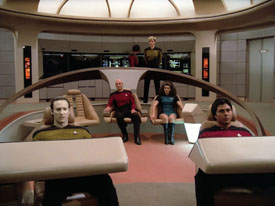 "Encounter at Farpoint, Part I" (S1:E1) Star Trek: The Next Generation Screencaps