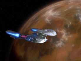 "Encounter at Farpoint, Part I" (S1:E1) Star Trek: The Next Generation Screencaps