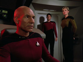 "Encounter at Farpoint, Part I" (S1:E1) Star Trek: The Next Generation Screencaps