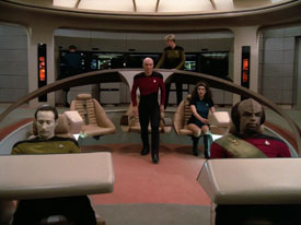 "Encounter at Farpoint, Part I" (S1:E1) Star Trek: The Next Generation Screencaps