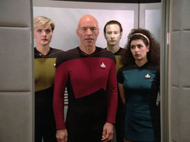 "Encounter at Farpoint, Part I" (S1:E1) Star Trek: The Next Generation Screencaps