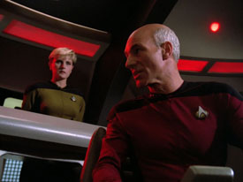 "Encounter at Farpoint, Part I" (S1:E1) Star Trek: The Next Generation Screencaps