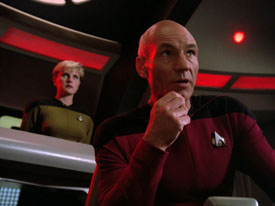 "Encounter at Farpoint, Part I" (S1:E1) Star Trek: The Next Generation Screencaps