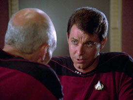 "Hide and Q" (S1:E10) Star Trek: The Next Generation Screencaps