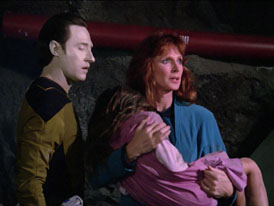 "Hide and Q" (S1:E10) Star Trek: The Next Generation Screencaps