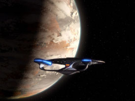 "Hide and Q" (S1:E10) Star Trek: The Next Generation Screencaps