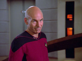 "Hide and Q" (S1:E10) Star Trek: The Next Generation Screencaps