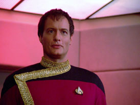 "Hide and Q" (S1:E10) Star Trek: The Next Generation Screencaps