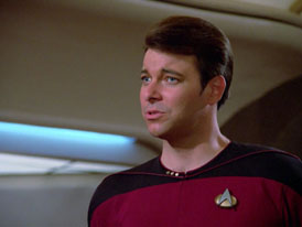 "Hide and Q" (S1:E10) Star Trek: The Next Generation Screencaps