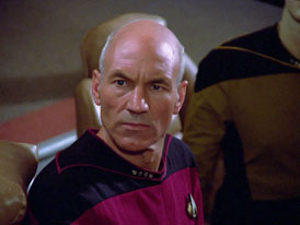 "Hide and Q" (S1:E10) Star Trek: The Next Generation Screencaps