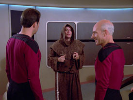 "Hide and Q" (S1:E10) Star Trek: The Next Generation Screencaps