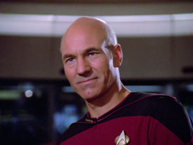 "Hide and Q" (S1:E10) Star Trek: The Next Generation Screencaps