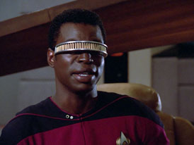 "Hide and Q" (S1:E10) Star Trek: The Next Generation Screencaps
