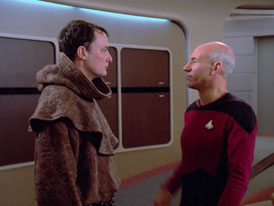 "Hide and Q" (S1:E10) Star Trek: The Next Generation Screencaps