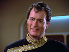 "Hide and Q" (S1:E10) Star Trek: The Next Generation Screencaps