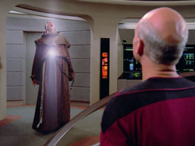 "Hide and Q" (S1:E10) Star Trek: The Next Generation Screencaps