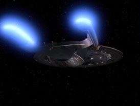 "Hide and Q" (S1:E10) Star Trek: The Next Generation Screencaps