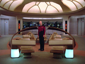 "Hide and Q" (S1:E10) Star Trek: The Next Generation Screencaps
