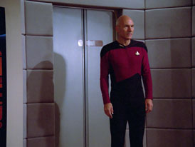 "Hide and Q" (S1:E10) Star Trek: The Next Generation Screencaps