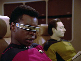 "Hide and Q" (S1:E10) Star Trek: The Next Generation Screencaps