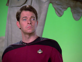 "Hide and Q" (S1:E10) Star Trek: The Next Generation Screencaps