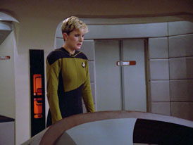 "Hide and Q" (S1:E10) Star Trek: The Next Generation Screencaps
